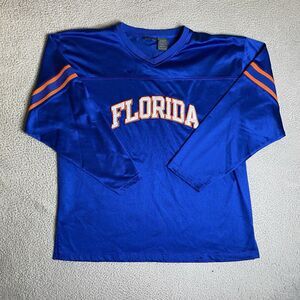 Florida Gators Active Shirt Mens XL Blue Orange Jersey NCAA Football Vinatge